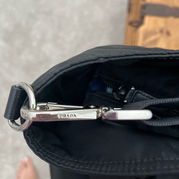 Prada Tessuto Two Way Bag (BLACK) - Picture 2 of 13